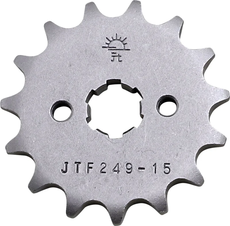 JT SPROCKETS JTF249.15 FRONT REPLACEMENT SPROCKET 15 TEETH 420 PITCH NATURAL STEEL