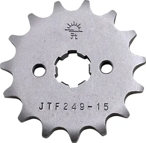 JT SPROCKETS JTF249.15 FRONT REPLACEMENT SPROCKET 15 TEETH 420 PITCH NATURAL STEEL