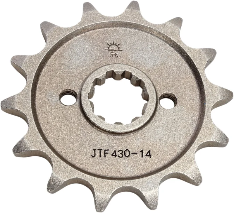 JT SPROCKETS JTF430.14 FRONT REPLACEMENT SPROCKET 14 TEETH 520 PITCH NATURAL STEEL