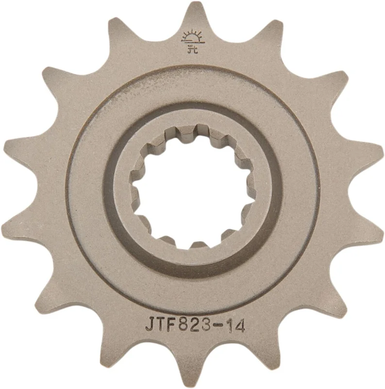 JT SPROCKETS JTF823.14 FRONT REPLACEMENT SPROCKET 14 TEETH 520 PITCH NATURAL STEEL