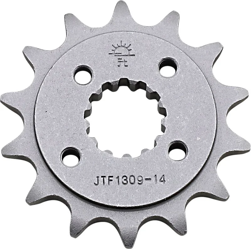JT SPROCKETS JTF1309.14 FRONT REPLACEMENT SPROCKET 14 TEETH 520 PITCH NATURAL STEEL