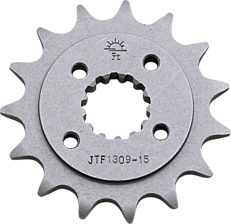 JT SPROCKETS JTF1309.15 FRONT REPLACEMENT SPROCKET 15 TEETH 520 PITCH NATURAL STEEL