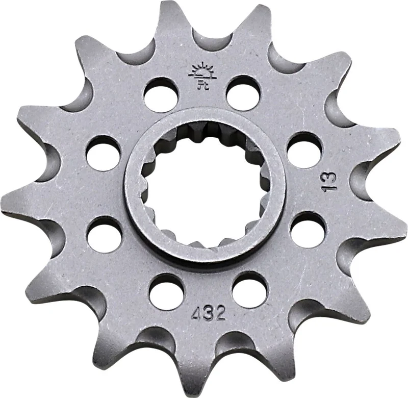 JT SPROCKETS JTF432.13SC FRONT SELF CLEANING SPROCKET 13 TEETH 520 PITCH NATURAL STEEL
