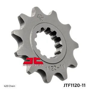 JT SPROCKETS JTF1120.11 FRONT REPLACEMENT SPROCKET 11 TEETH 420 PITCH NATURAL STEEL