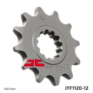JT SPROCKETS JTF1120.12 FRONT REPLACEMENT SPROCKET 12 TEETH 420 PITCH NATURAL STEEL