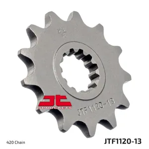 JT SPROCKETS JTF1120.13 FRONT REPLACEMENT SPROCKET 13 TEETH 420 PITCH NATURAL STEEL