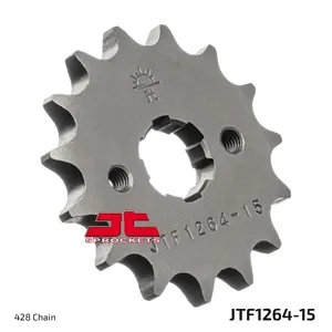 JT SPROCKETS JTF1264.15 FRONT REPLACEMENT SPROCKET 15 TEETH 428 PITCH NATURAL STEEL
