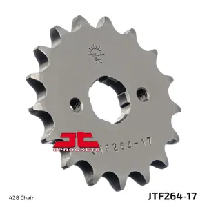 JT SPROCKETS JTF264.17 FRONT REPLACEMENT SPROCKET 17 TEETH 428 PITCH NATURAL STEEL