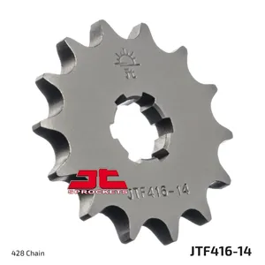 JT SPROCKETS JTF416.14 FRONT REPLACEMENT SPROCKET 14 TEETH 428 PITCH NATURAL STEEL