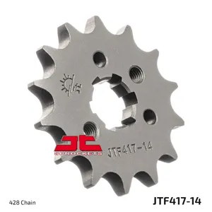 JT SPROCKETS JTF417.14 FRONT REPLACEMENT SPROCKET 14 TEETH 428 PITCH NATURAL STEEL