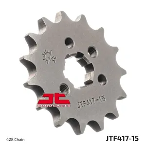 JT SPROCKETS JTF417.15 FRONT REPLACEMENT SPROCKET 15 TEETH 428 PITCH NATURAL STEEL