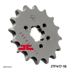 JT SPROCKETS JTF417.16 FRONT REPLACEMENT SPROCKET 16 TEETH 428 PITCH NATURAL STEEL
