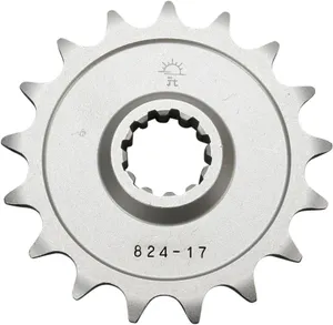 JT SPROCKETS JTF824.17 FRONT REPLACEMENT SPROCKET 17 TEETH 520 PITCH NATURAL STEEL
