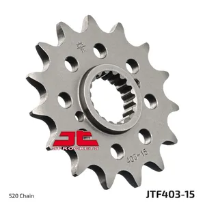 JT SPROCKETS JTF403.15 FRONT REPLACEMENT SPROCKET 15 TEETH 520 PITCH NATURAL CHROMOLY STEEL ALLOY