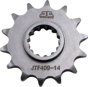JT SPROCKETS JTF409.14 FRONT REPLACEMENT SPROCKET 14 TEETH 428 PITCH NATURAL CHROMOLY STEEL ALLOY