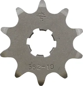 JT SPROCKETS JTF562.10 FRONT REPLACEMENT SPROCKET 10 TEETH 420 PITCH NATURAL CHROMOLY STEEL ALLOY