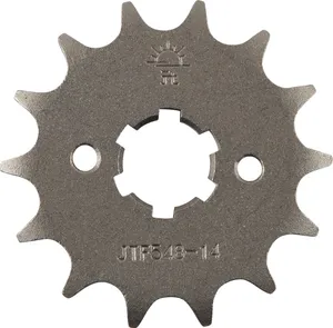 JT SPROCKETS JTF548.14 FRONT REPLACEMENT SPROCKET 14 TEETH 428 PITCH NATURAL CHROMOLY STEEL ALLOY