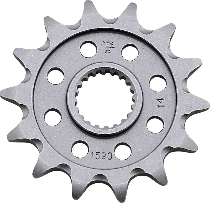 JT SPROCKETS JTF1590.14SC FRONT SELF CLEANING SPROCKET 14 TEETH 520 PITCH NATURAL STEEL
