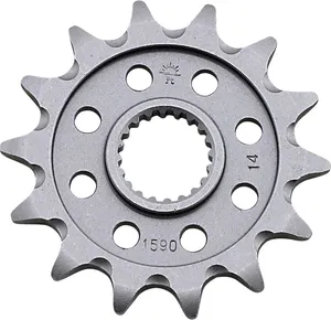 JT SPROCKETS JTF1590.14SC FRONT SELF CLEANING SPROCKET 14 TEETH 520 PITCH NATURAL STEEL