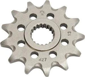 JT SPROCKETS JTF427.13SC FRONT SELF CLEANING SPROCKET 13 TEETH 520 PITCH NATURAL CHROMOLY STEEL ALLOY
