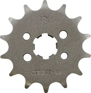 JT SPROCKETS JTF277.14 FRONT REPLACEMENT SPROCKET 14 TEETH 428 PITCH NATURAL CHROMOLY STEEL ALLOY