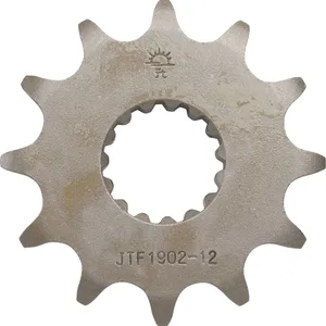 JT SPROCKETS JTF1902.12 FRONT REPLACEMENT SPROCKET 12 TEETH 520 PITCH NATURAL SCM420 CHROMOLY STEEL ALLOY