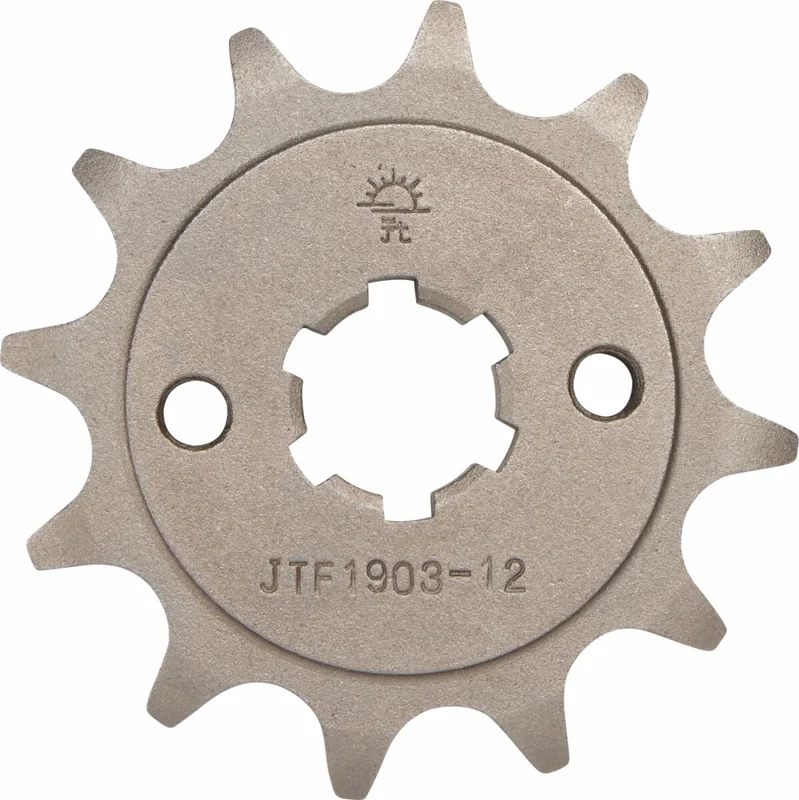 JT SPROCKETS JTF1903.12 FRONT REPLACEMENT SPROCKET 12 TEETH 520 PITCH NATURAL SCM420 CHROMOLY STEEL ALLOY