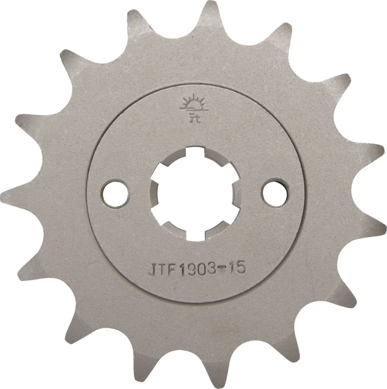 JT SPROCKETS JTF1903.15 FRONT REPLACEMENT SPROCKET 15 TEETH 520 PITCH NATURAL SCM420 CHROMOLY STEEL ALLOY
