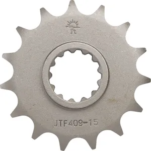 JT SPROCKETS JTF409.15 FRONT REPLACEMENT SPROCKET 15 TEETH 128 PITCH NATURAL SCM420 CHROMOLY STEEL ALLOY