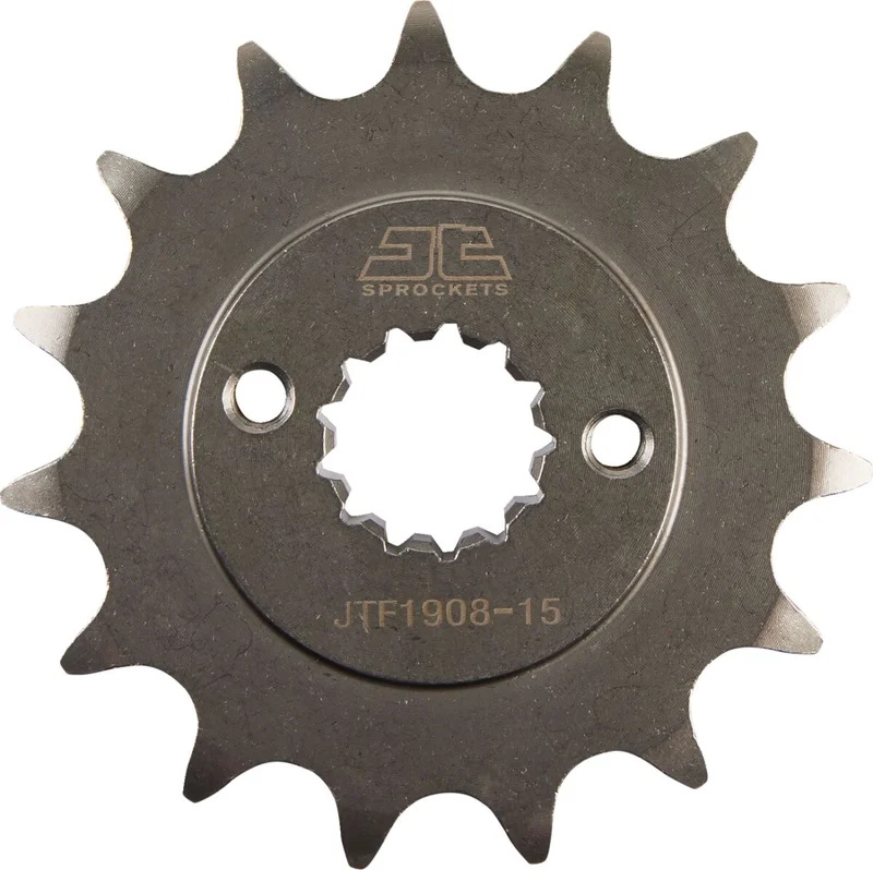 JT SPROCKETS JTF1908.15 FRONT REPLACEMENT SPROCKET 15 TEETH 525 PITCH NATURAL CHROMOLY STEEL