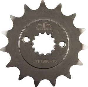 JT SPROCKETS JTF1908.15 FRONT REPLACEMENT SPROCKET 15 TEETH 525 PITCH NATURAL CHROMOLY STEEL