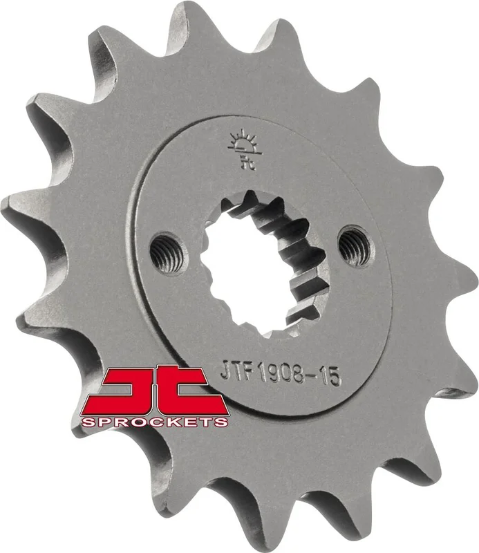 JT SPROCKETS JTF1908.15 FRONT REPLACEMENT SPROCKET 15 TEETH 525 PITCH NATURAL CHROMOLY STEEL