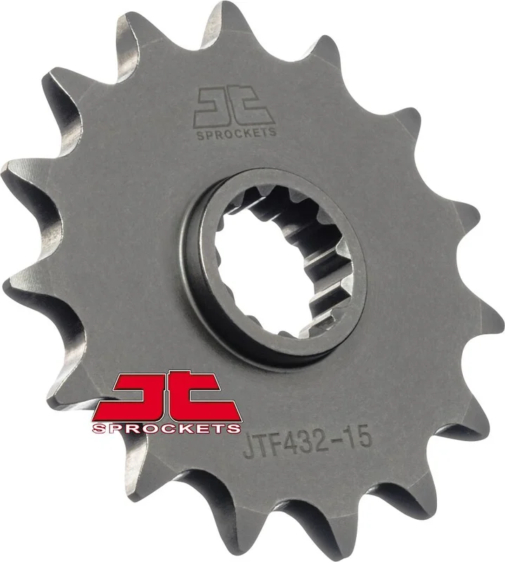 JT SPROCKETS JTF432.15SC FRONT SPROCKET 15 TEETH 520 PITCH NATURAL STEEL