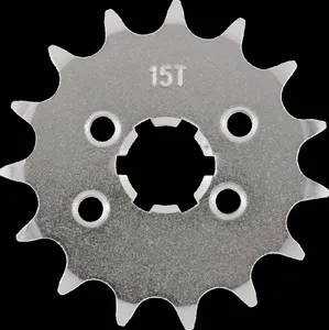 MOOSE OFFROAD HARD-PARTS FRONT SPROCKET - HON/KAW/SUZ/YAM - 15 T