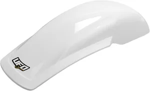 UFO UNIVERSAL REAR FENDER MX/ENDURO 125-250-500 WHITE