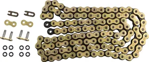 MOOSE OFFROAD HARD-PARTS CHAIN 520-FB / 120 LINKS / O-RING / GOLD