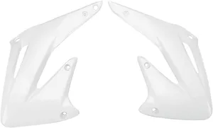 UFO RADIATOR COVERS HONDA CRF450R WHITE