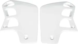 UFO RADIATOR COVERS HONDA CR500 WHITE