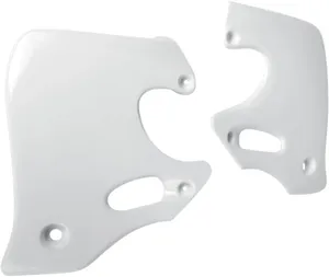 UFO RADIATOR COVERS HONDA CR125/250 WHITE