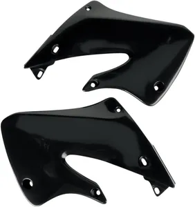 UFO RADIATOR COVERS HONDA CR125/250 BLACK