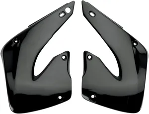 UFO RADIATOR COVERS HONDA CR125/250 BLACK