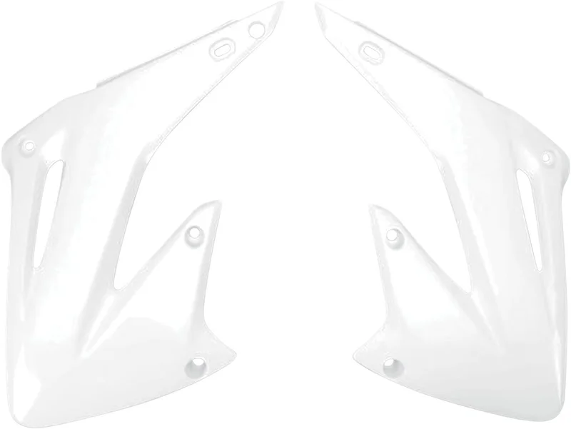 UFO RADIATOR COVERS HONDA CR125/250 WHITE