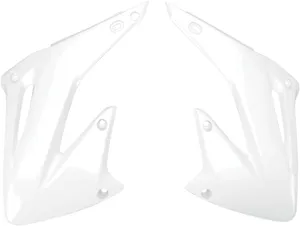 UFO RADIATOR COVERS HONDA CR125/250 WHITE