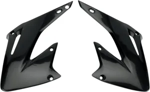 UFO RADIATOR COVERS HONDA CR125/250 BLACK