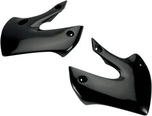 UFO RADIATOR COVERS KAWASAKI KX65/KLX110 BLACK