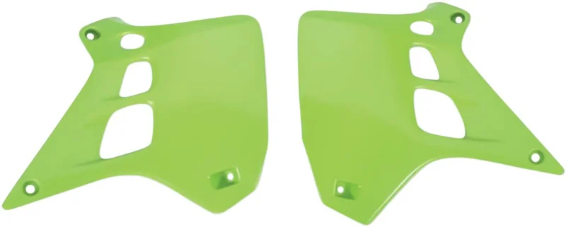 UFO RADIATOR COVERS KAWASAKI KX250 KX-GREEN