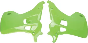UFO RADIATOR COVERS KAWASAKI KX125/250 KX-GREEN