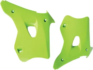UFO RADIATOR COVERS KAWASAKI KX125/250 KX-GREEN