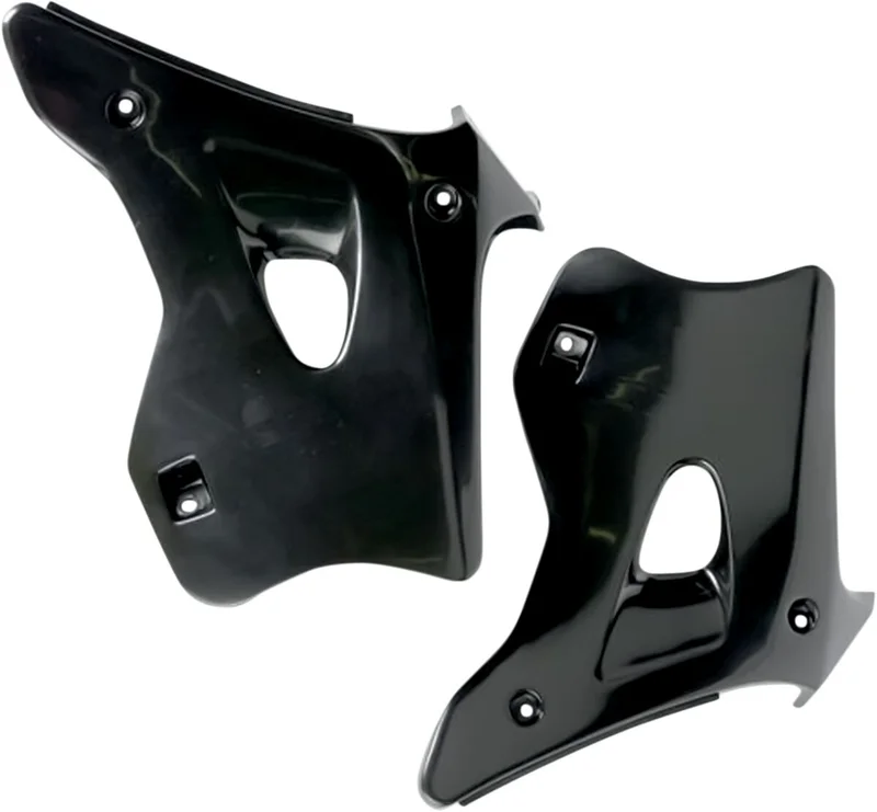 UFO RADIATOR COVERS KAWASAKI KX125/250 BLACK