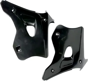 UFO RADIATOR COVERS KAWASAKI KX125/250 BLACK